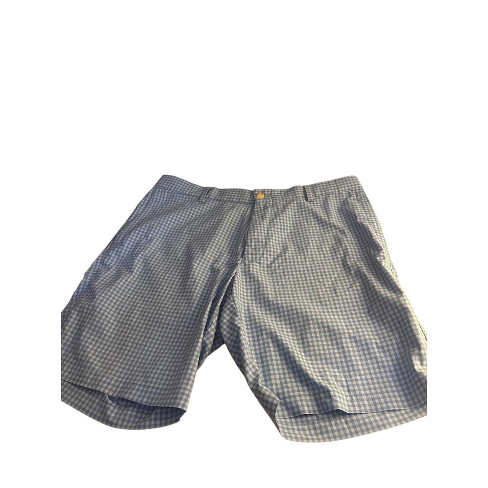 Men’s Peter Millar Blue Check Shorts size 33